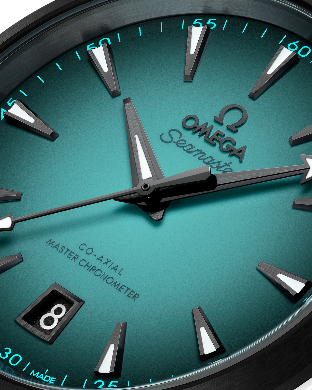 Seamaster Aqua Terra 150M 38 mm, steel on rubber strap - 22032382003001 - View 5