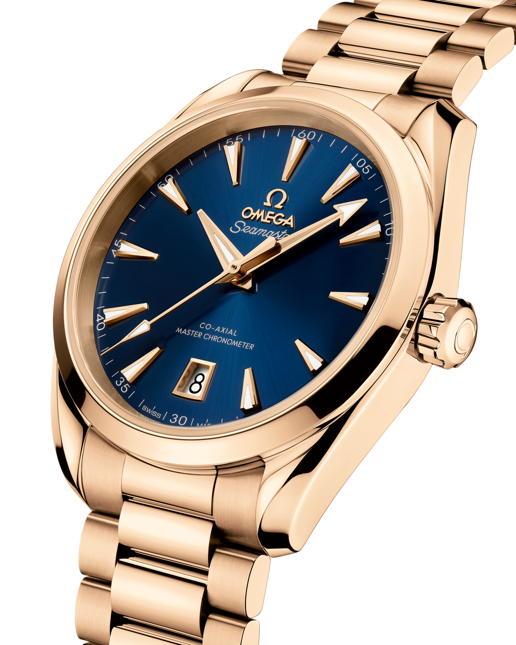 Seamaster Aqua Terra 150M 38 mm, Moonshine™ gold on Moonshine™ gold - 22050382003001 - View 3