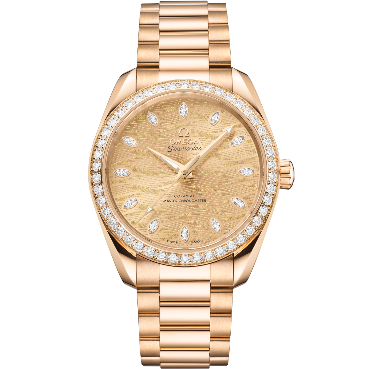 Seamaster Aqua Terra 150M 38 mm, Moonshine™ gold on Moonshine™ gold - 22055382099002 - View 1