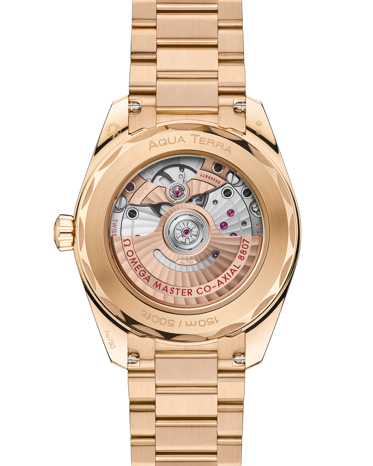 Seamaster Aqua Terra 150M 38 mm, Moonshine™ gold on Moonshine™ gold - 22055382099002 - View 2