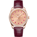 Seamaster Aqua Terra 150M 38 mm, Sedna™ gold on leather strap - 22058382099007 - View 1