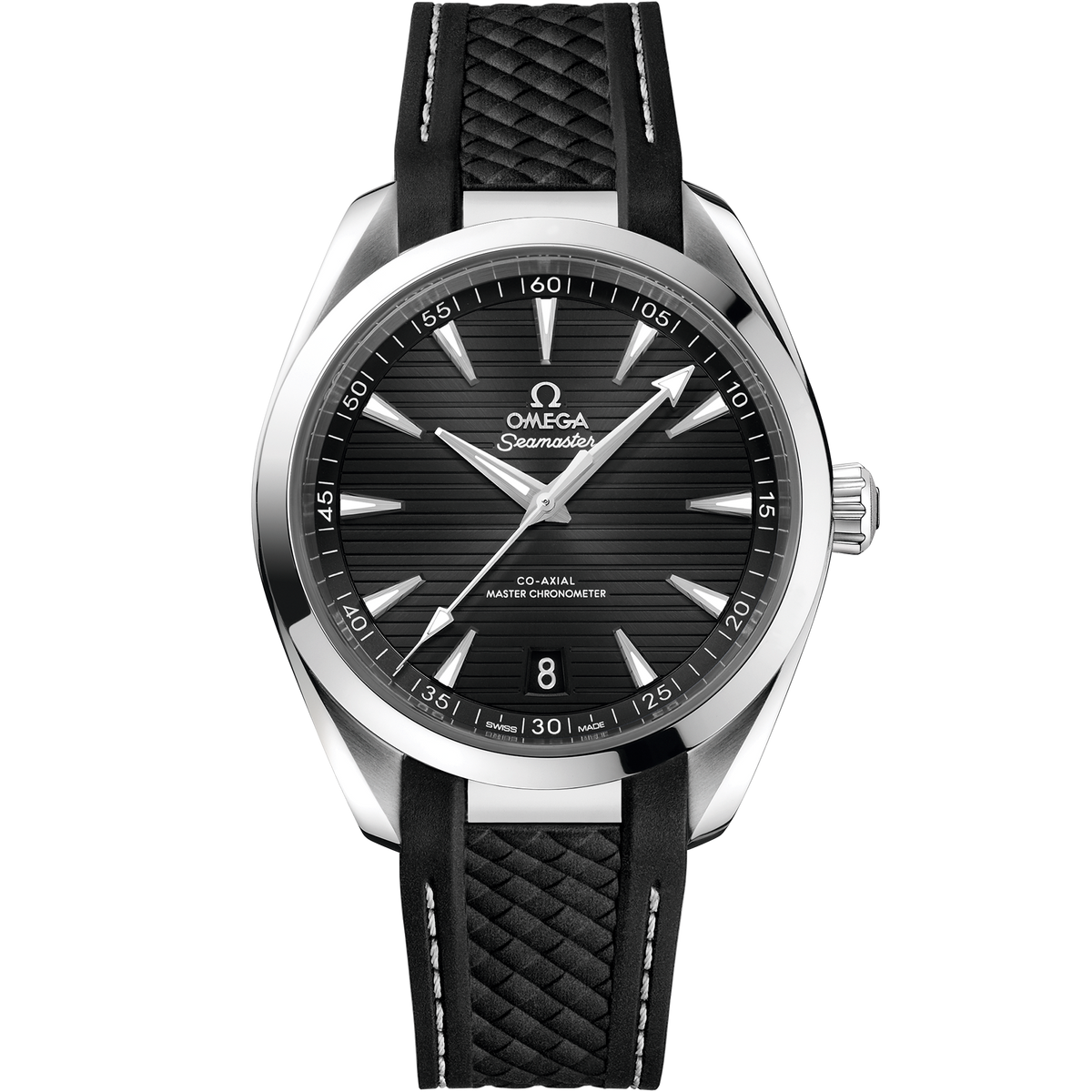 Seamaster Aqua Terra 150M 41 mm, steel on rubber strap - 22012412101001 - View 1
