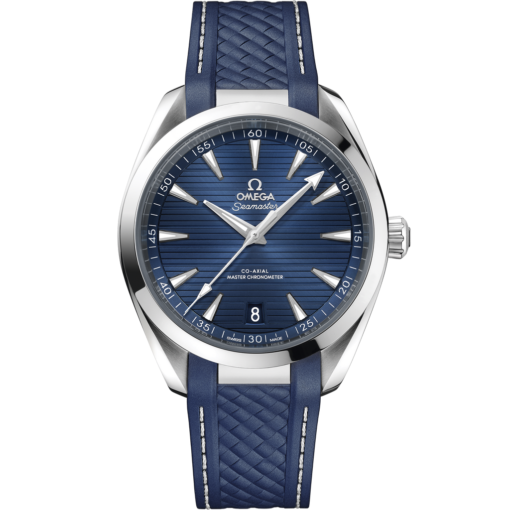 Seamaster Aqua Terra 150M 41 mm, steel on rubber strap - 22012412103007 - View 1