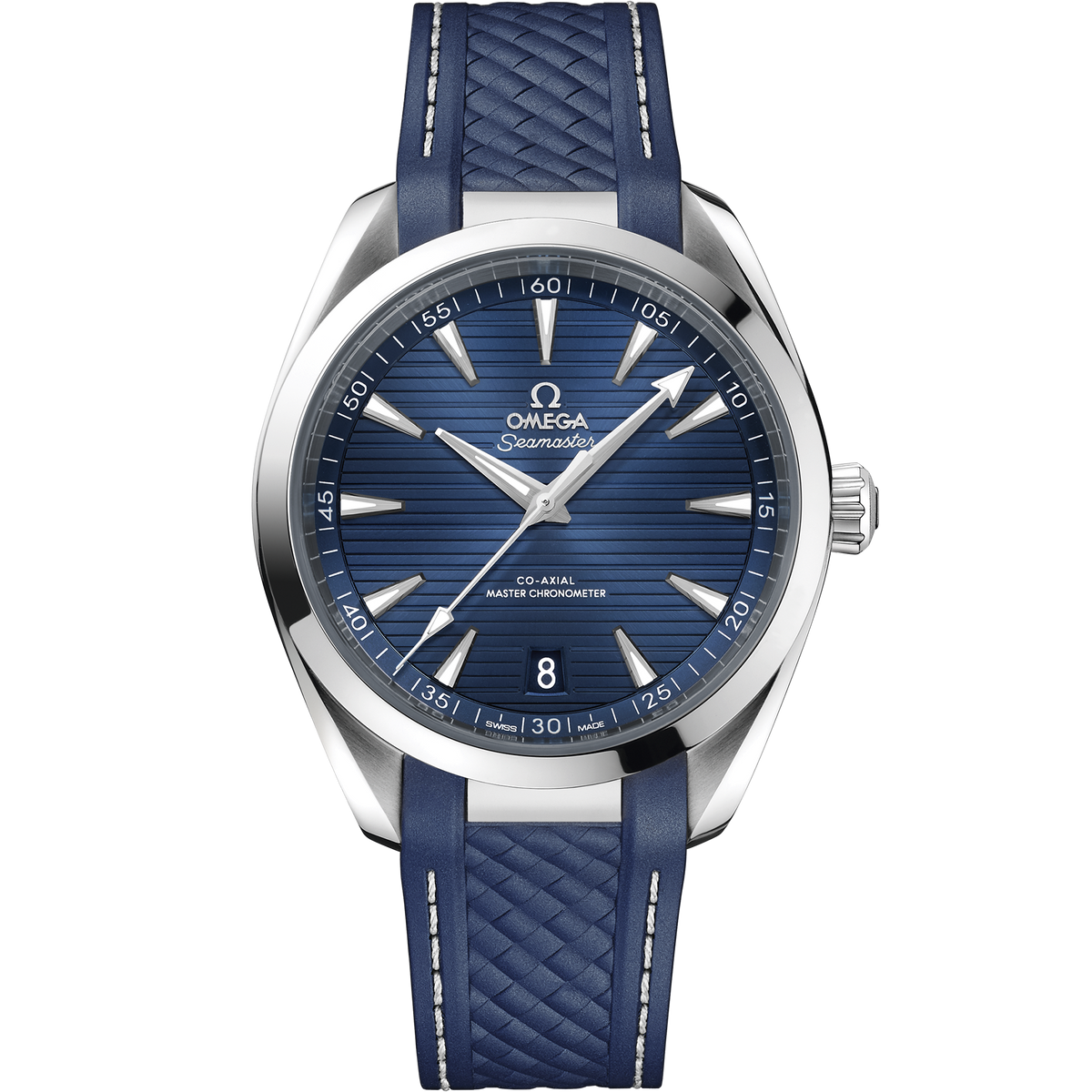 Seamaster Aqua Terra 150M 41 mm, steel on rubber strap - 22012412103007 - View 1