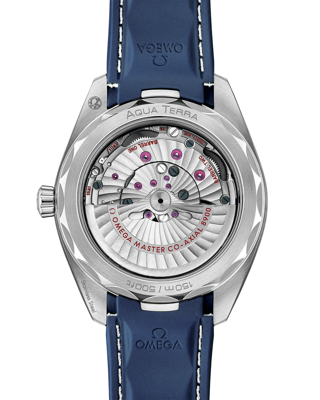 Seamaster Aqua Terra 150M 41 mm, steel on rubber strap - 22012412103007 - View 2