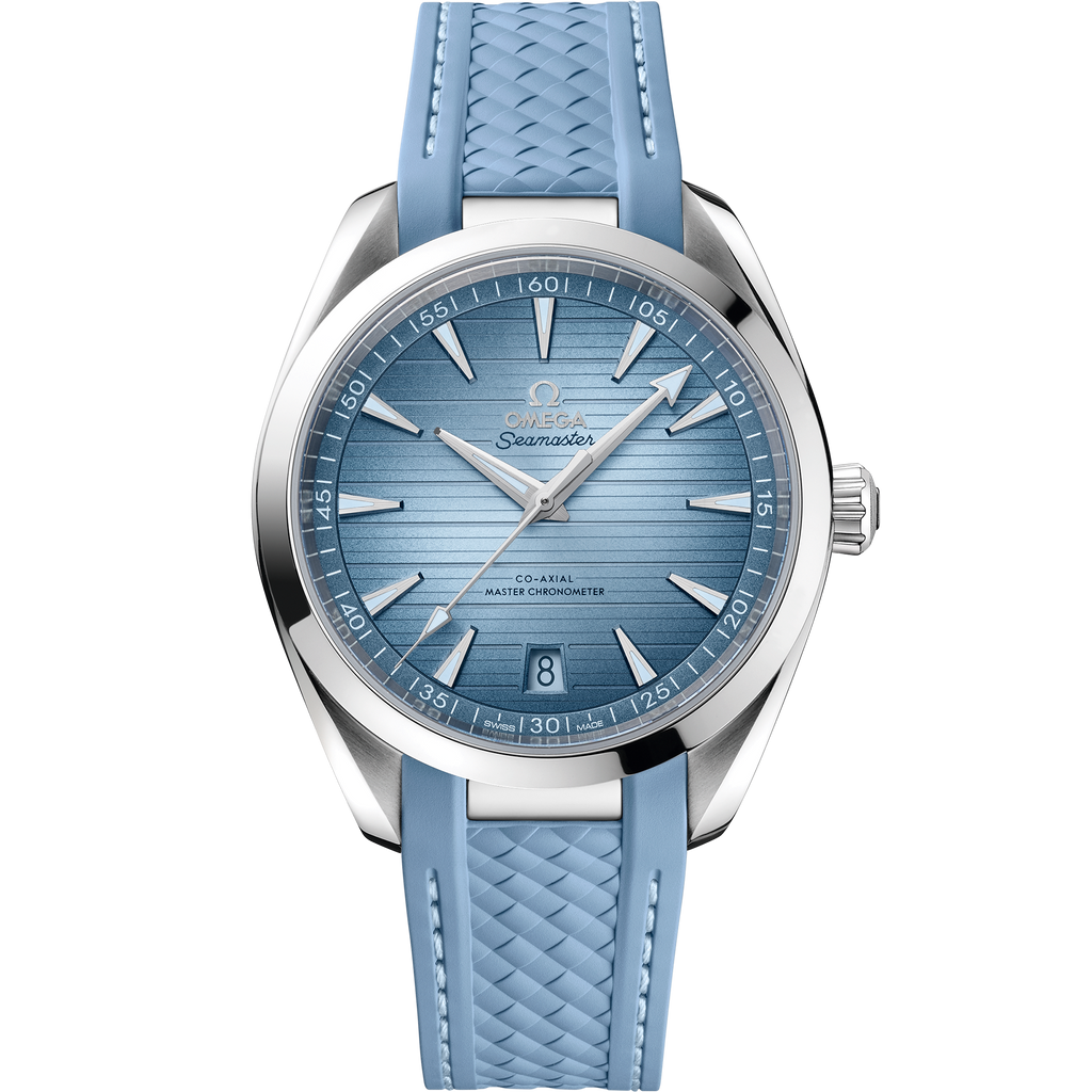 Seamaster Aqua Terra 150M 41 mm, steel on rubber strap - 22012412103008 - View 1