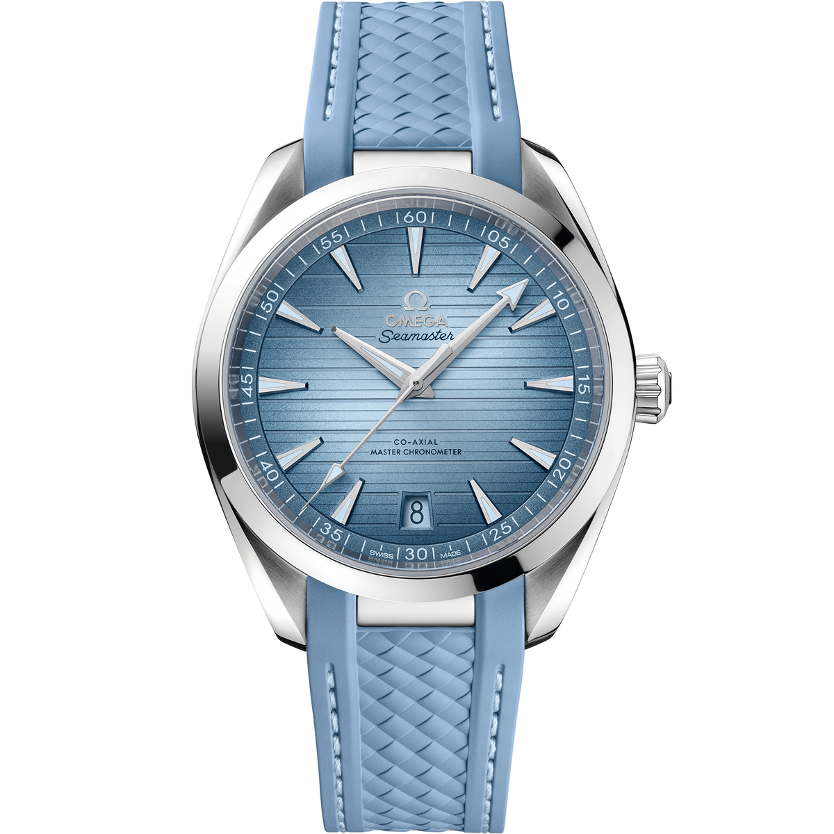 Seamaster Aqua Terra 150M 41 mm, steel on rubber strap - 22012412103008 - View 1