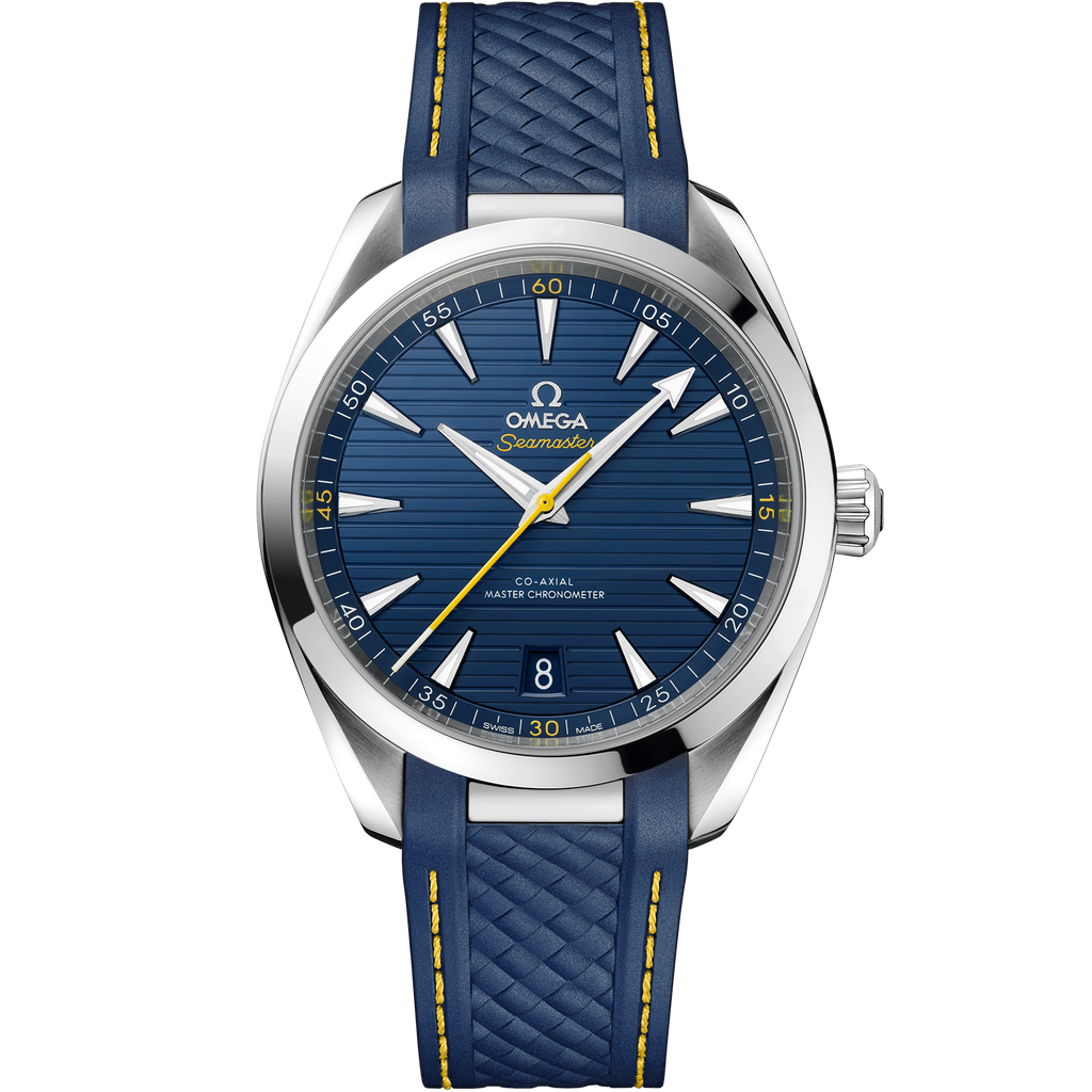Seamaster Aqua Terra 150M 41 mm, steel on rubber strap - 22012412103009 - View 1
