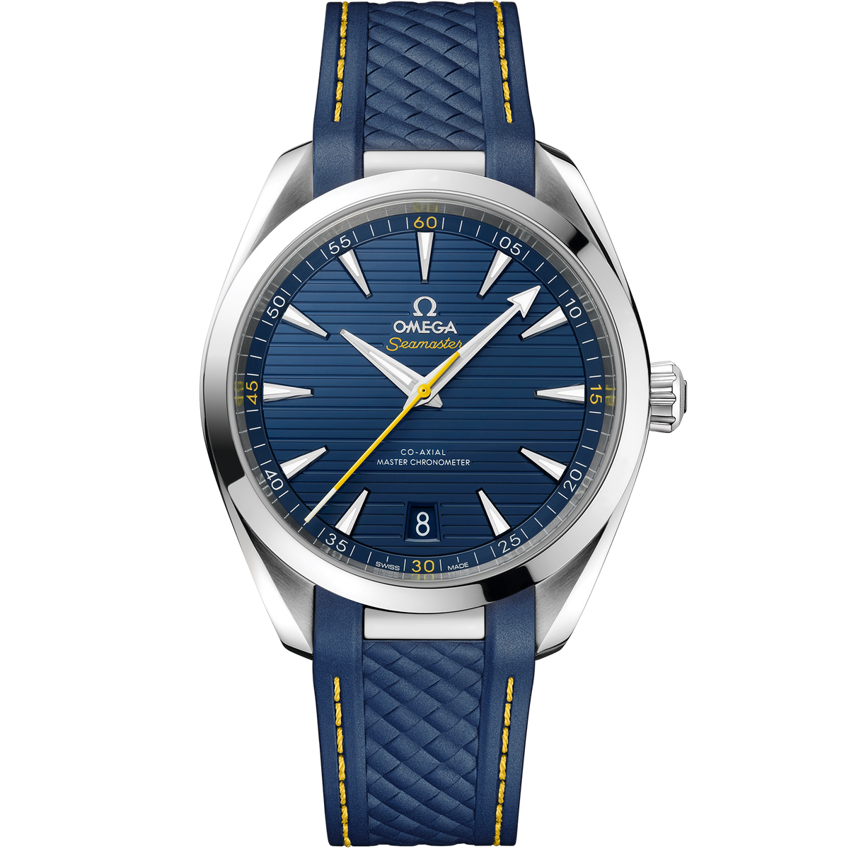 Seamaster Aqua Terra 150M 41 mm, steel on rubber strap - 22012412103009 - View 1