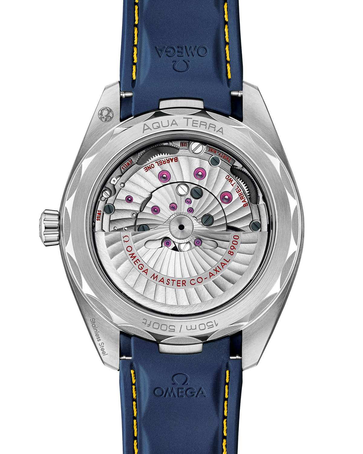 Seamaster Aqua Terra 150M 41 mm, steel on rubber strap - 22012412103009 - View 2