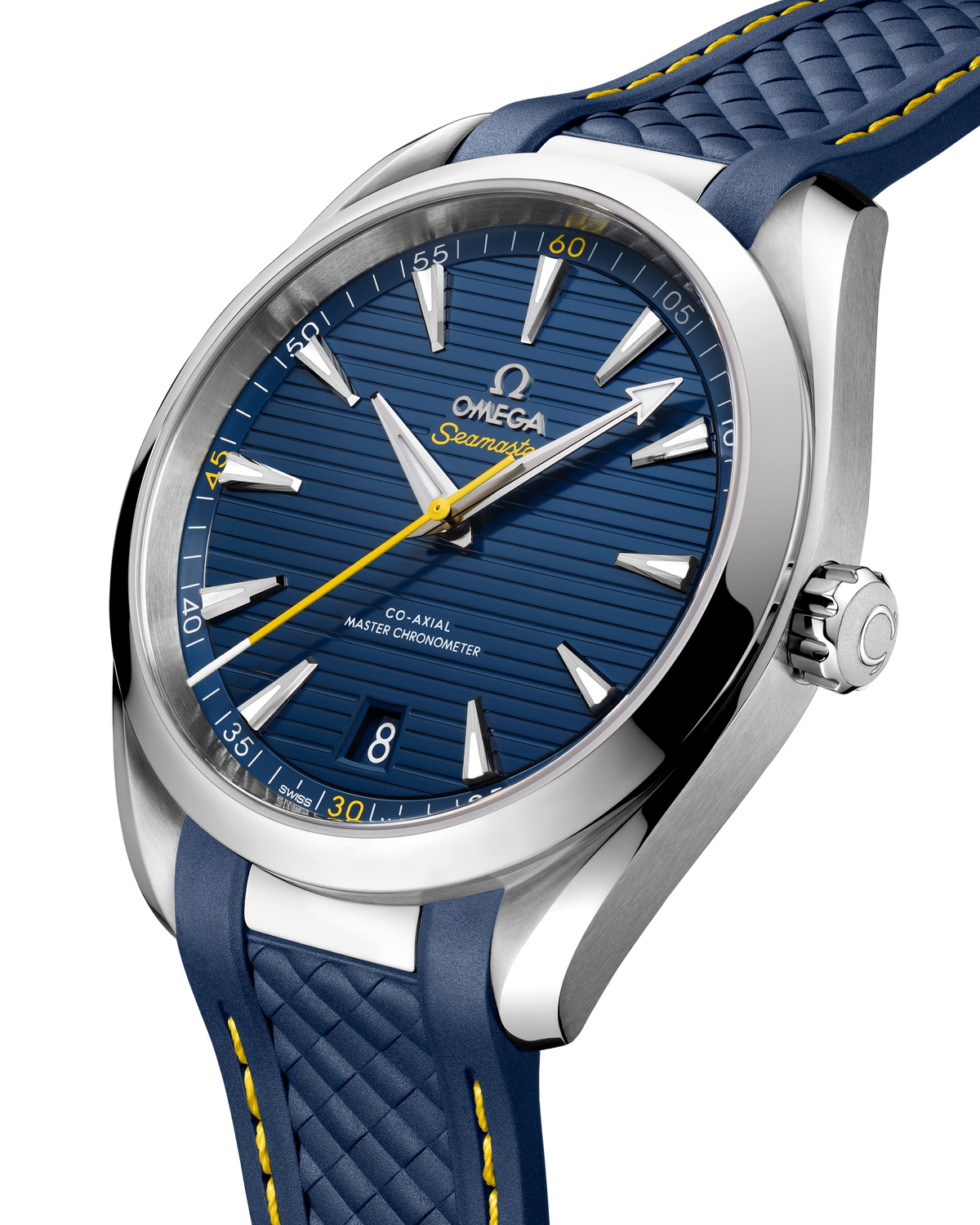 Seamaster Aqua Terra 150M 41 mm, steel on rubber strap - 22012412103009 - View 3