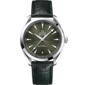 Seamaster Aqua Terra 150M 41 mm, steel on leather strap - 22013412110001 - View 1