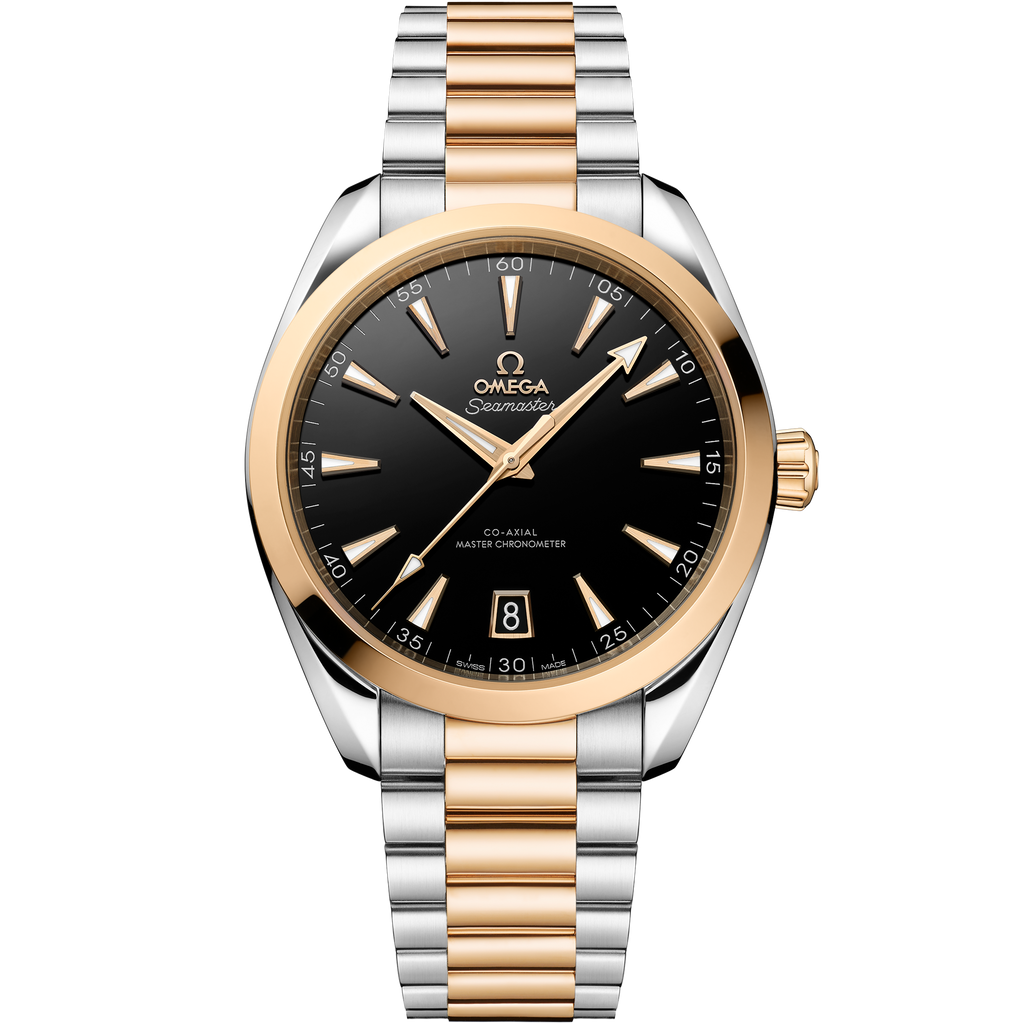Seamaster Aqua Terra 150M 41 mm, steel - Moonshine™ gold on steel - Moonshine™ gold - 22020412101001 - View 1