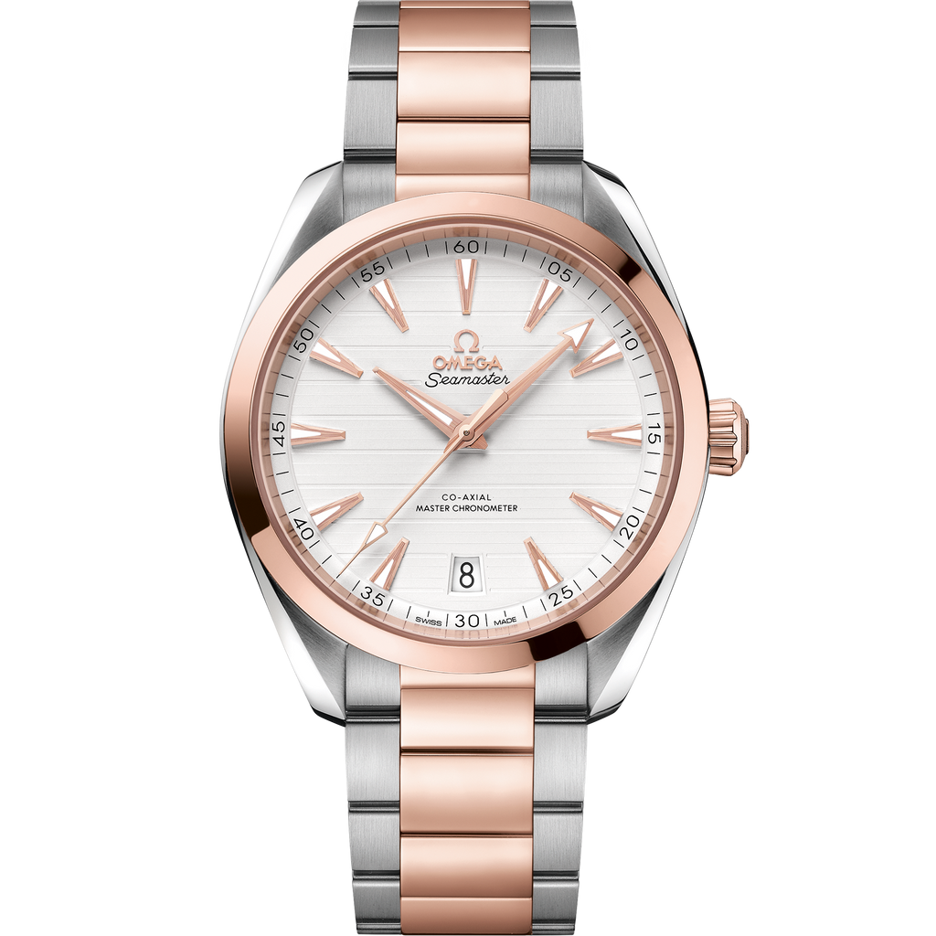 Seamaster Aqua Terra 150M 41 mm, steel - Sedna™ gold on steel - Sedna™ gold - 22020412102001 - View 1