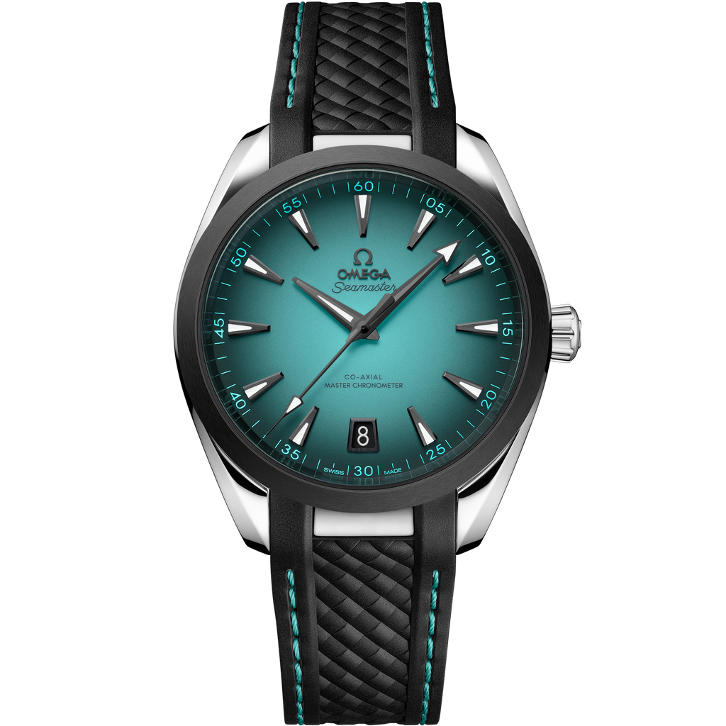 Seamaster Aqua Terra 150M 41 mm, steel on rubber strap - 22032412103001 - View 1