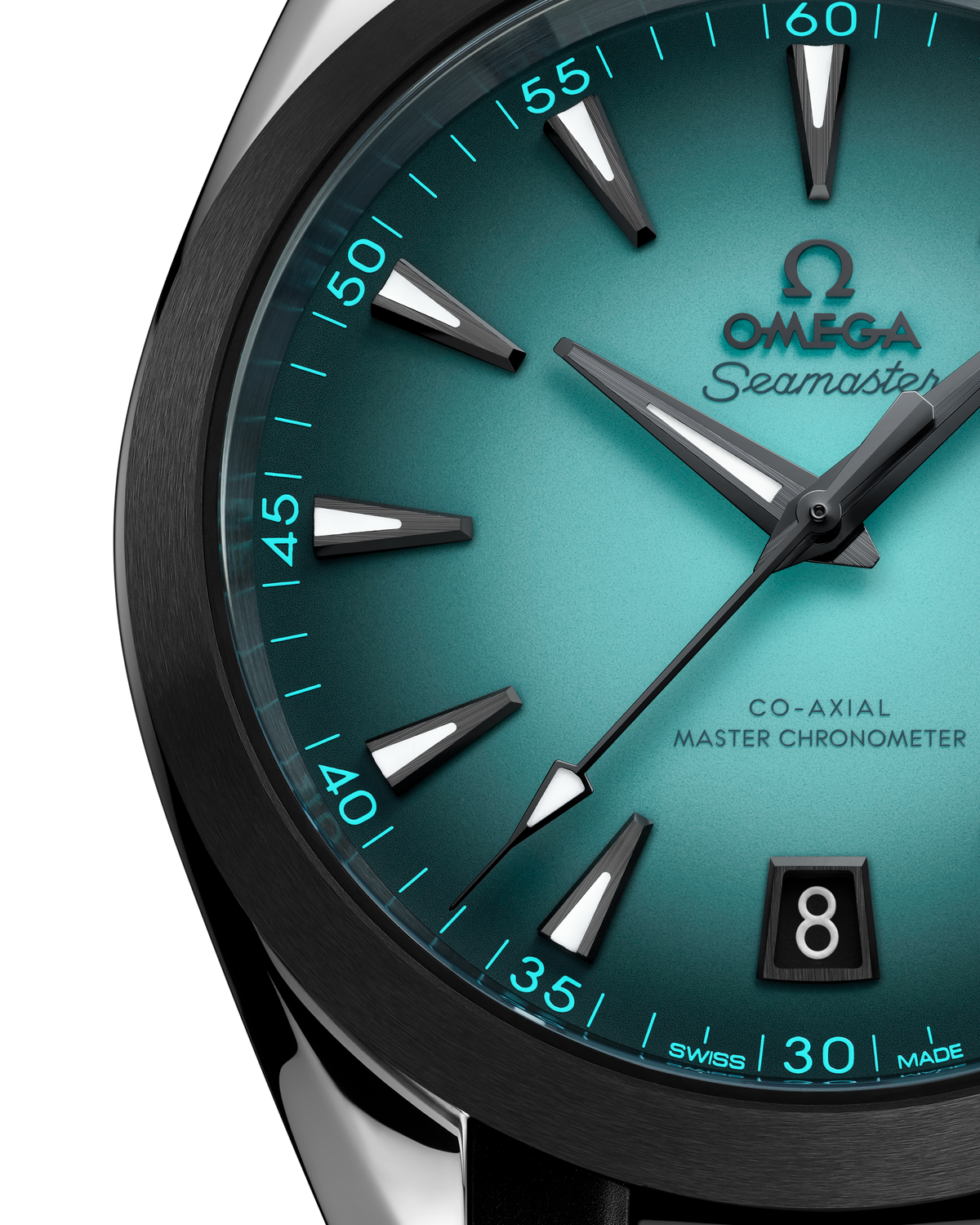 Seamaster Aqua Terra 150M 41 mm, steel on rubber strap - 22032412103001 - View 3