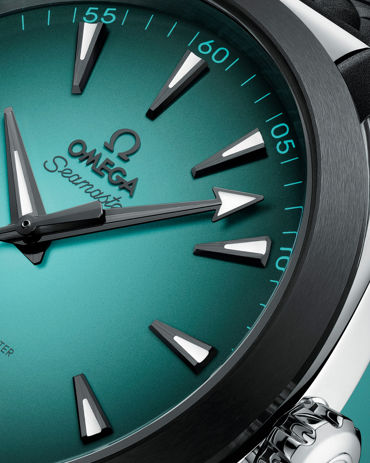 Seamaster Aqua Terra 150M 41 mm, steel on rubber strap - 22032412103001 - View 7