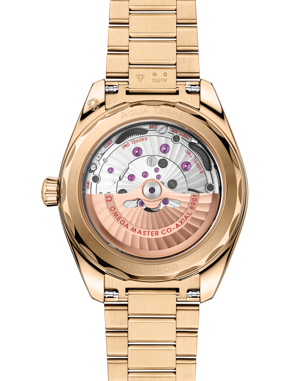 Seamaster Aqua Terra 150M 41 mm, Moonshine™ gold on Moonshine™ gold - 22050412102004 - View 2