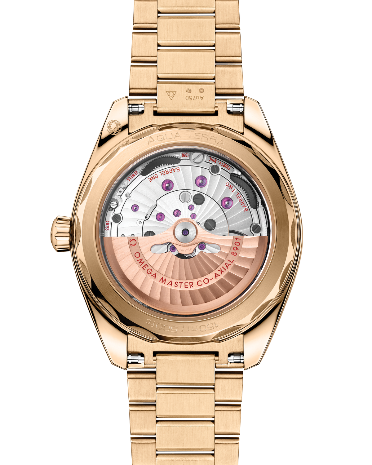 Seamaster Aqua Terra 150M 41 mm, Moonshine™ gold on Moonshine™ gold - 22050412102004 - View 2