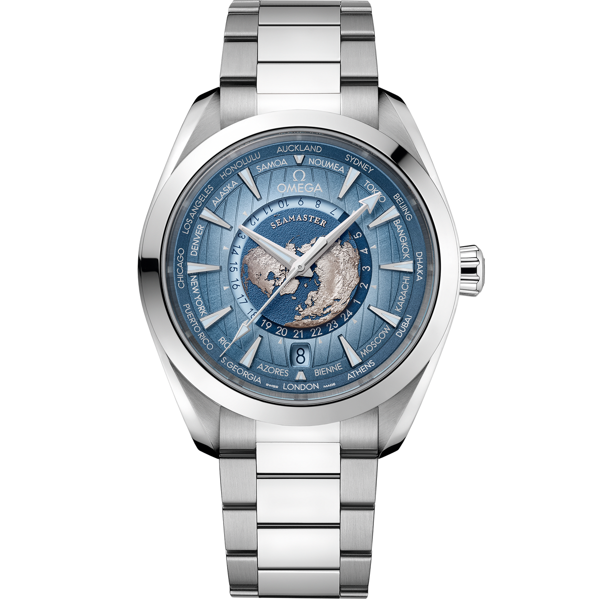 Seamaster Aqua Terra 150M 43 mm, steel on steel - 22010432203002 - View 1