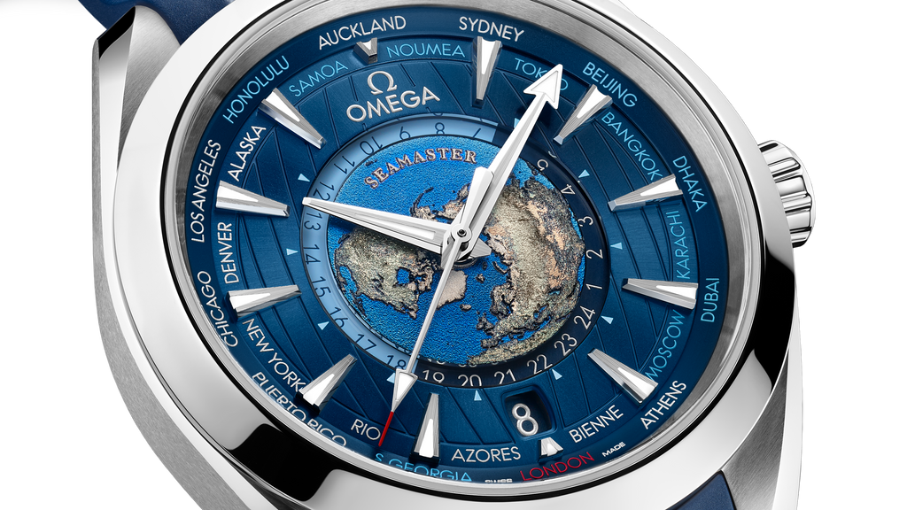 Seamaster Aqua Terra 150M 43 mm, steel on rubber strap - 22012432203001 - View 4