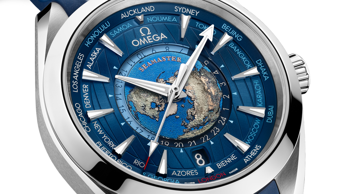 Seamaster Aqua Terra 150M 43 mm, steel on rubber strap - 22012432203001 - View 4