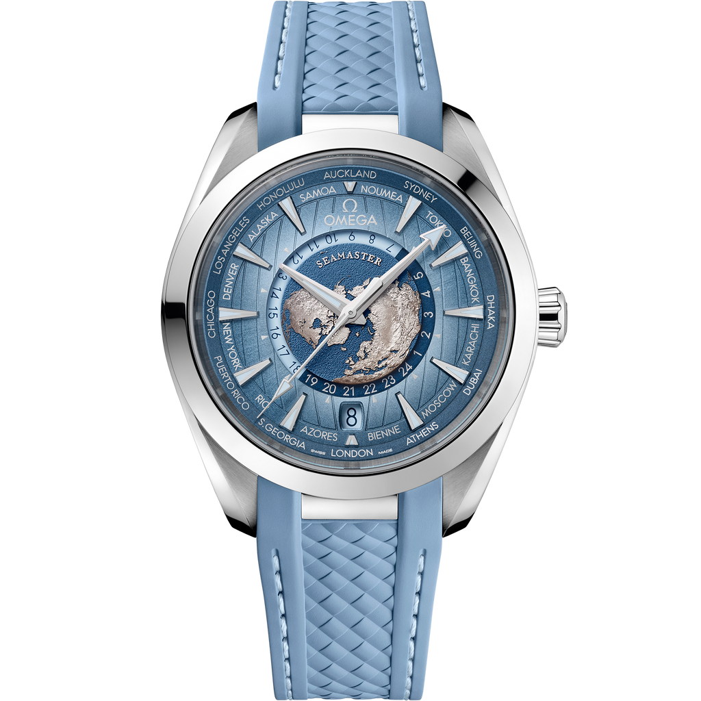 Seamaster Aqua Terra 150M 43 mm, steel on rubber strap - 22012432203002 - View 1