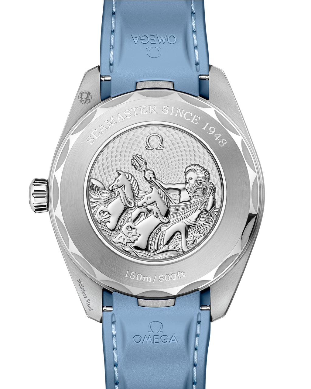Seamaster Aqua Terra 150M 43 mm, steel on rubber strap - 22012432203002 - View 2