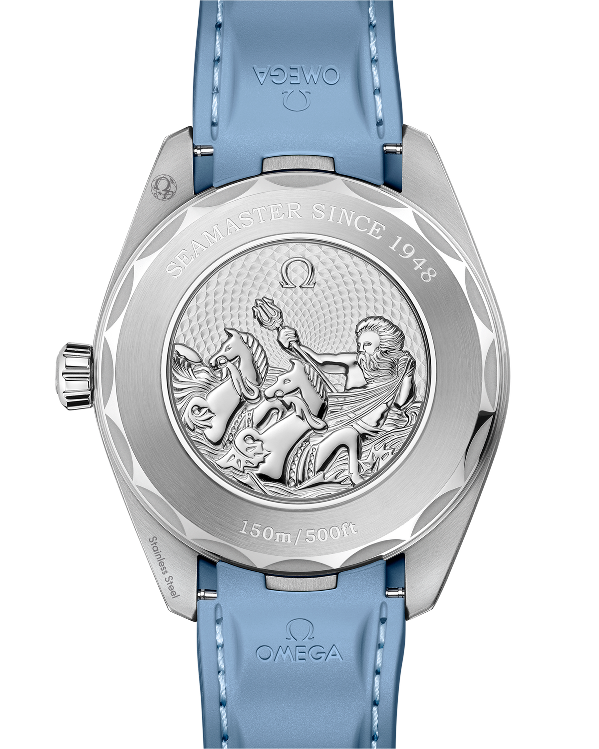 Seamaster Aqua Terra 150M 43 mm, steel on rubber strap - 22012432203002 - View 2