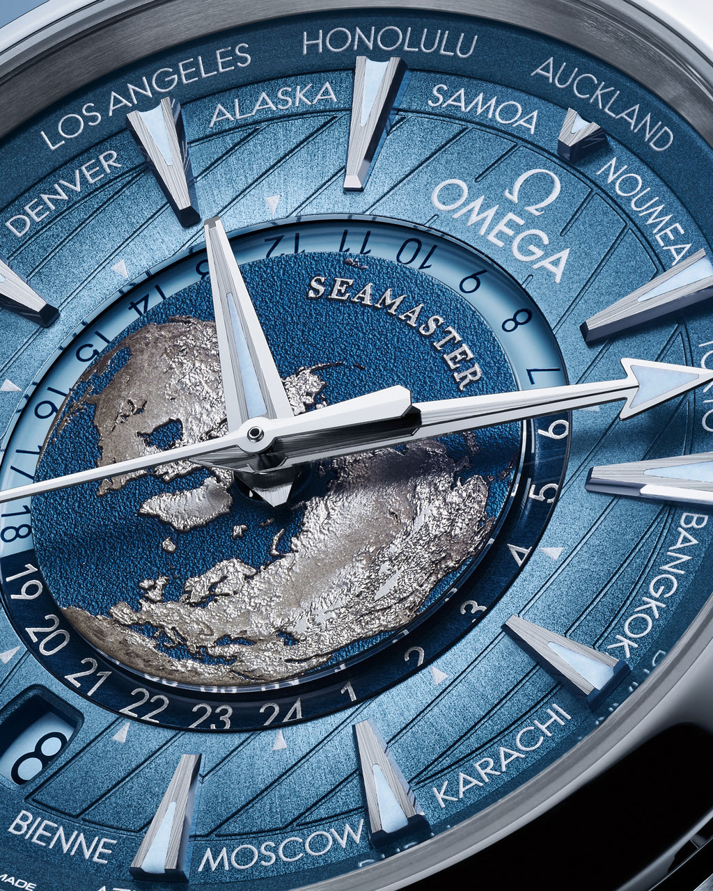 Seamaster Aqua Terra 150M 43 mm, steel on rubber strap - 22012432203002 - View 3