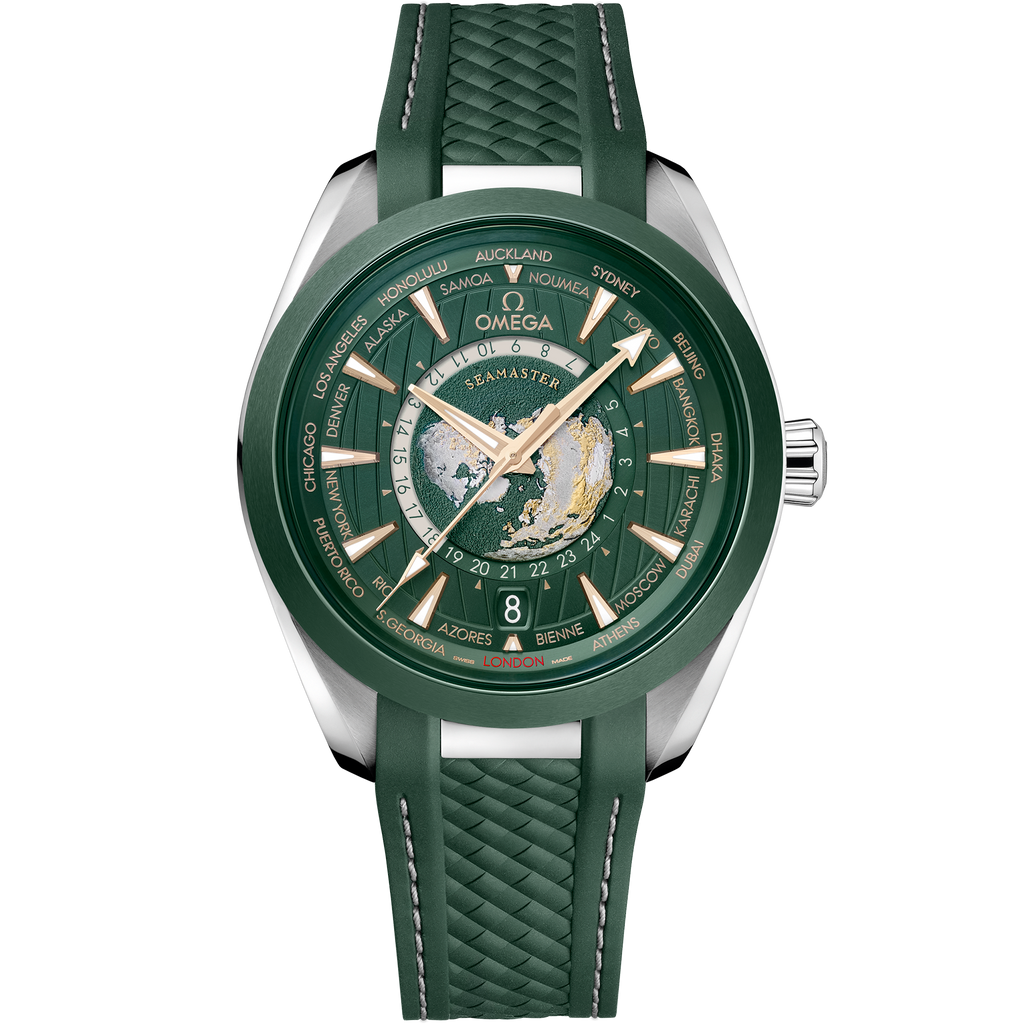 Seamaster Aqua Terra 150M 43 mm, steel on rubber strap - 22032432210001 - View 1