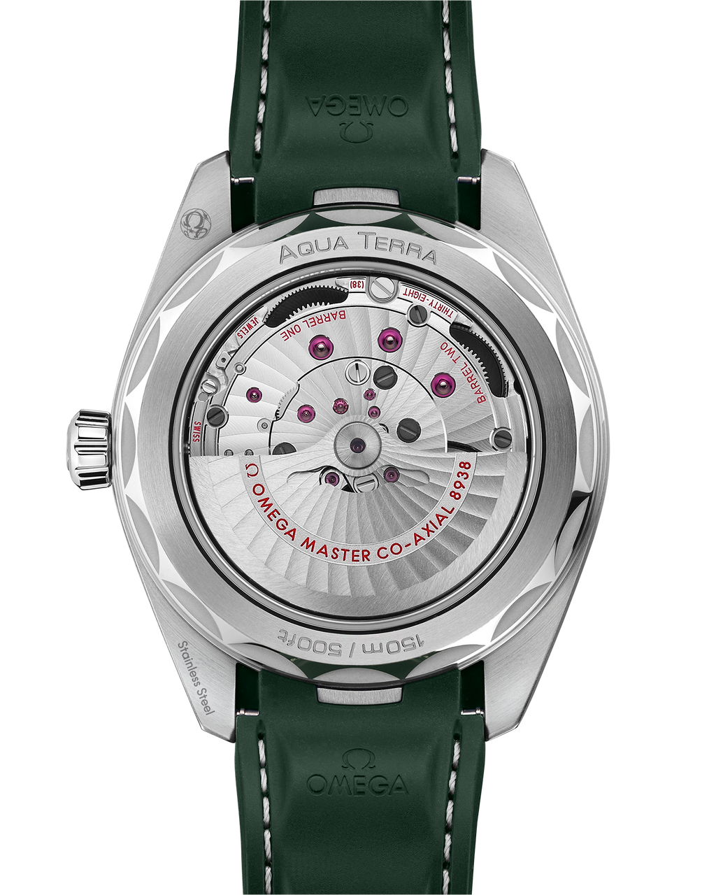 Seamaster Aqua Terra 150M 43 mm, steel on rubber strap - 22032432210001 - View 2