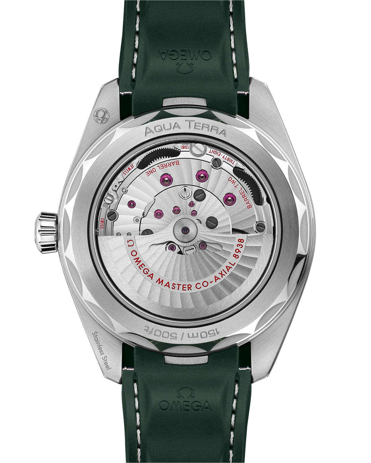 Seamaster Aqua Terra 150M 43 mm, steel on rubber strap - 22032432210001 - View 2