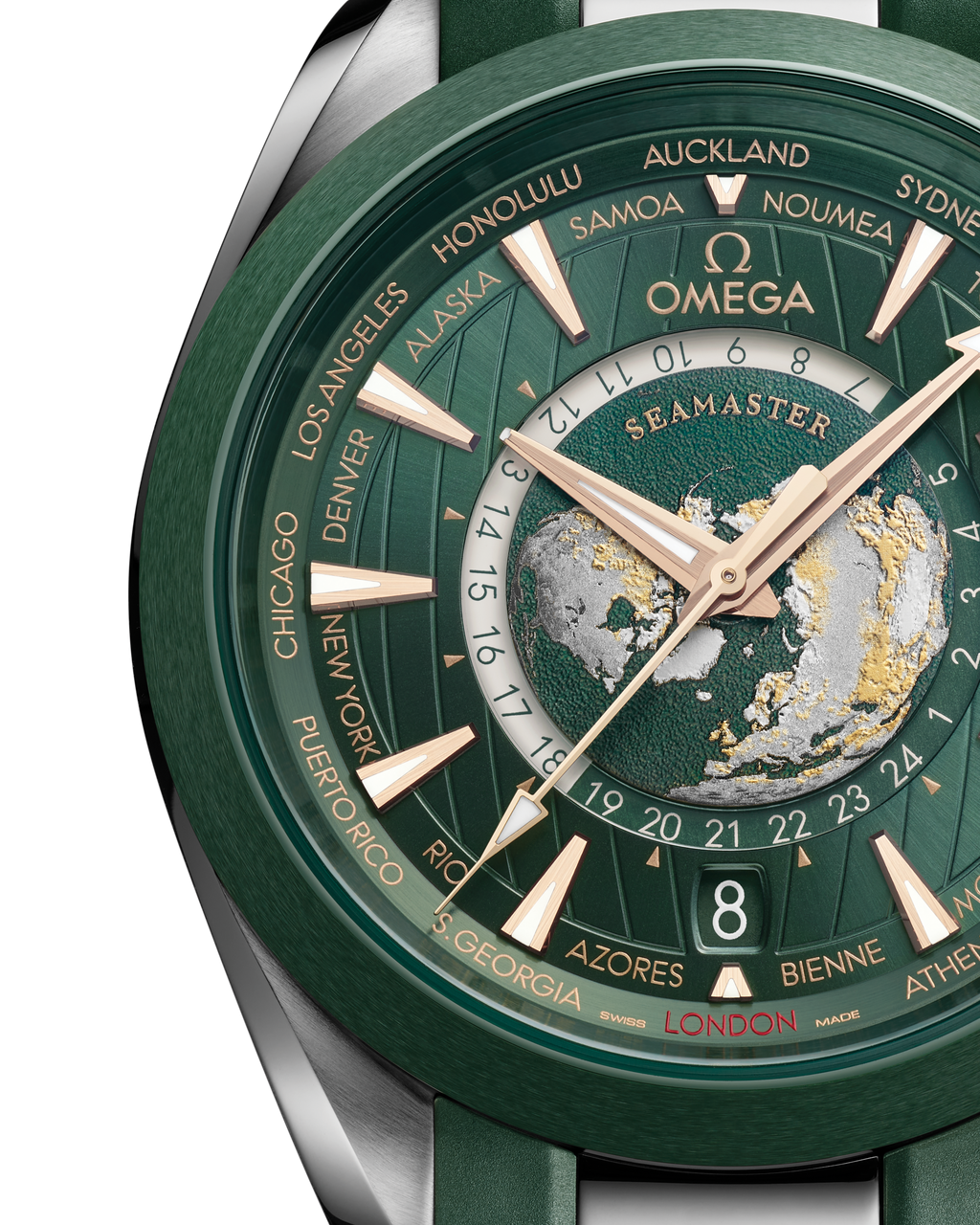 Seamaster Aqua Terra 150M 43 mm, steel on rubber strap - 22032432210001 - View 3