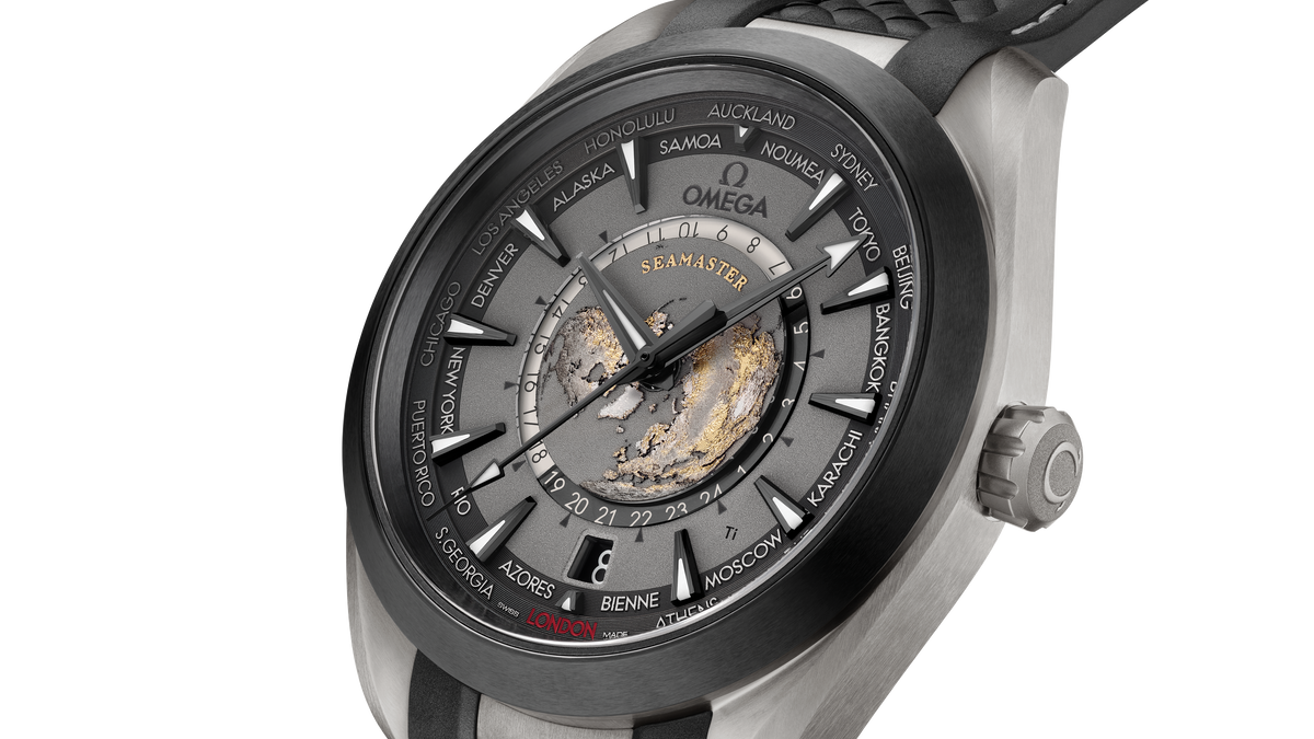 Seamaster Aqua Terra 150M 43 mm, titanium on rubber strap - 22092432299001 - View 6