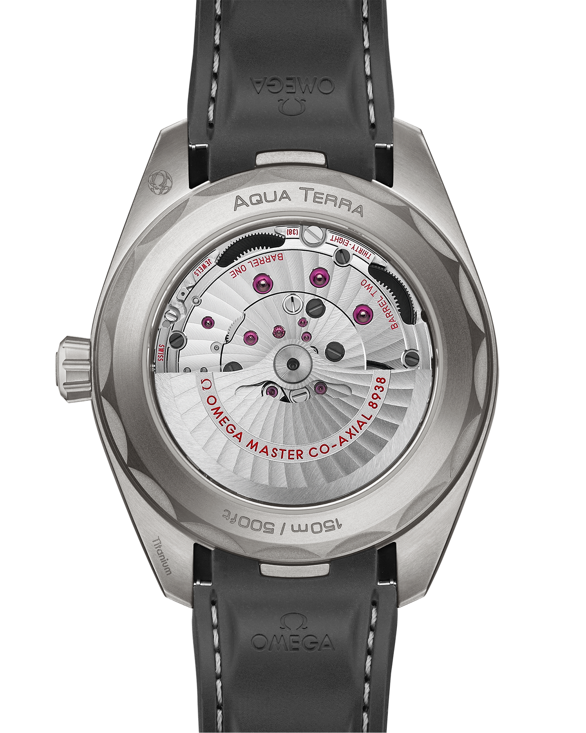 Seamaster Aqua Terra 150M 43 mm, titanium on rubber strap - 22092432299001 - View 2