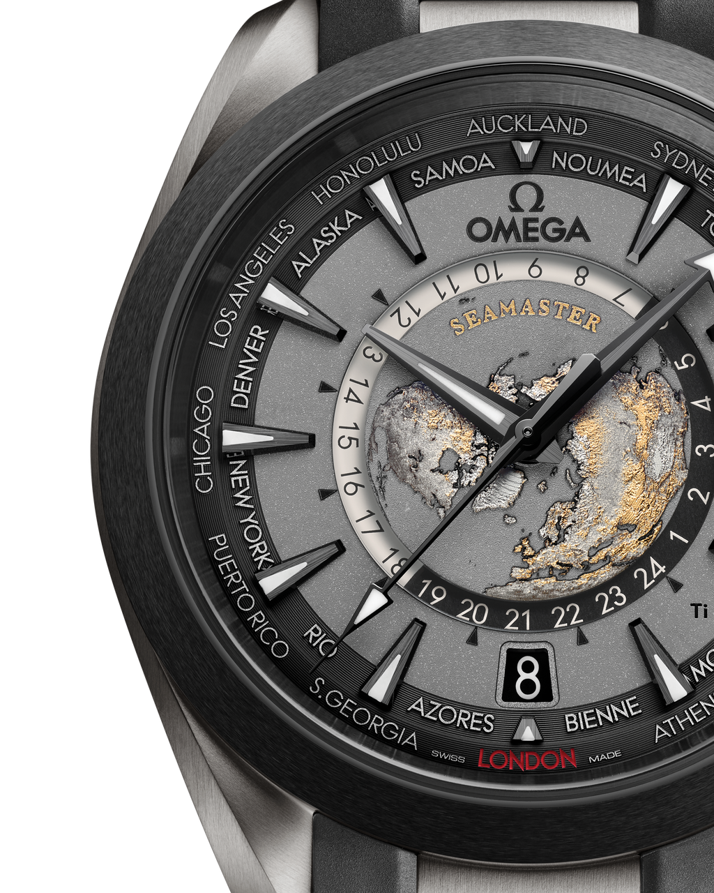 Seamaster Aqua Terra 150M 43 mm, titanium on rubber strap - 22092432299001 - View 3