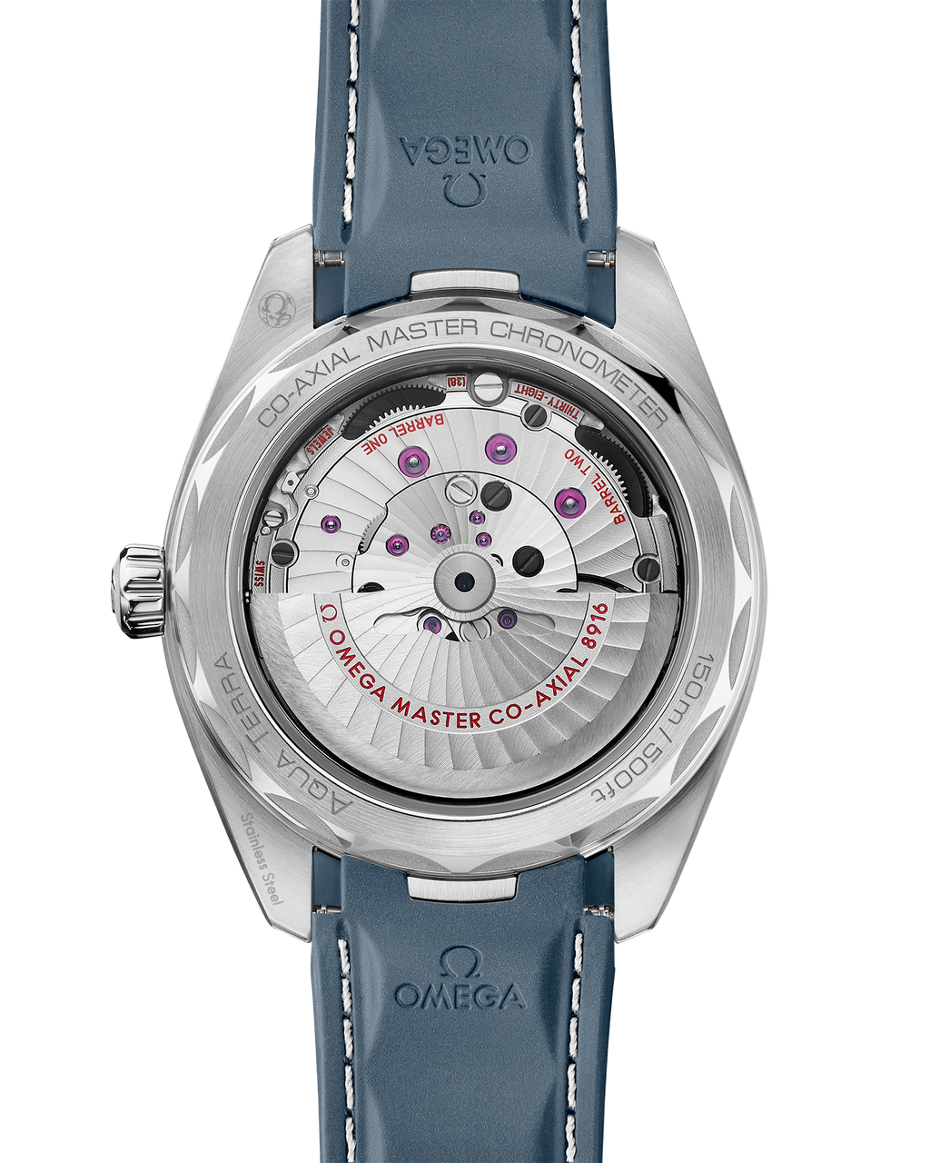 Seamaster Aqua Terra 150M 41 mm, steel on rubber strap - 22012412103005 - View 2