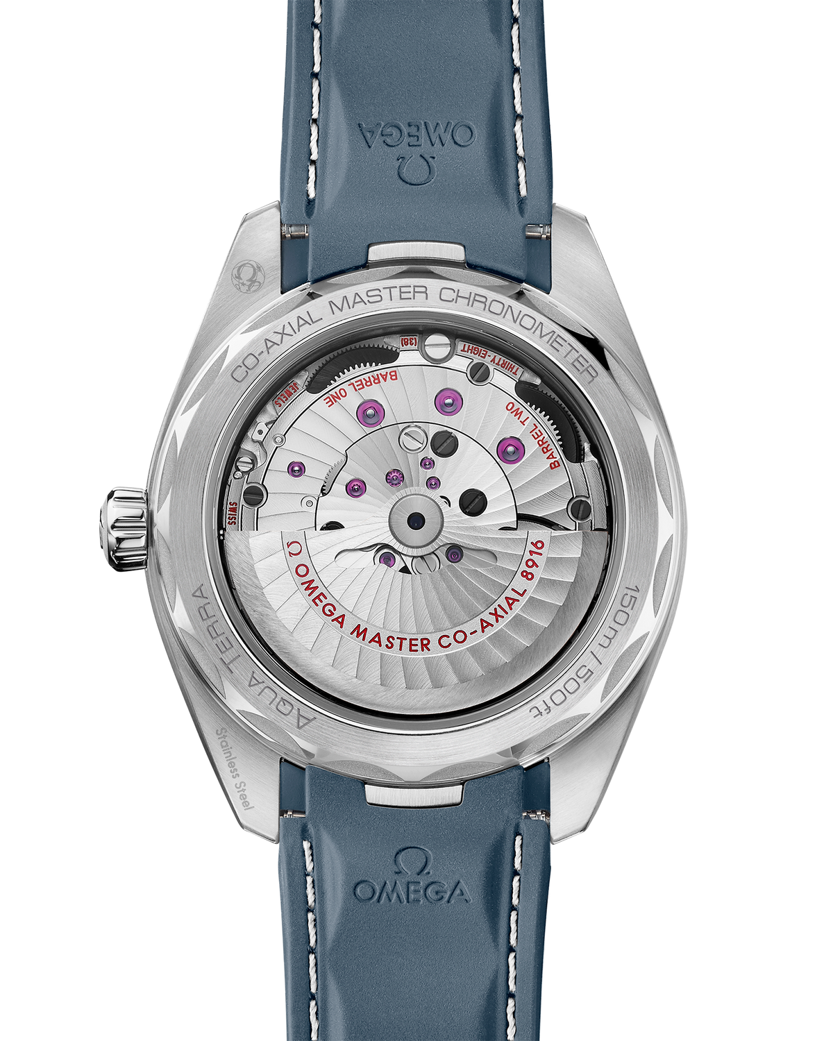 Seamaster Aqua Terra 150M 41 mm, steel on rubber strap - 22012412103005 - View 2