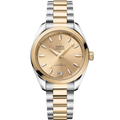 Seamaster Aqua Terra Shades 34 mm, steel - Moonshine™ gold on steel - Moonshine™ gold - 22020342008001 - View 1