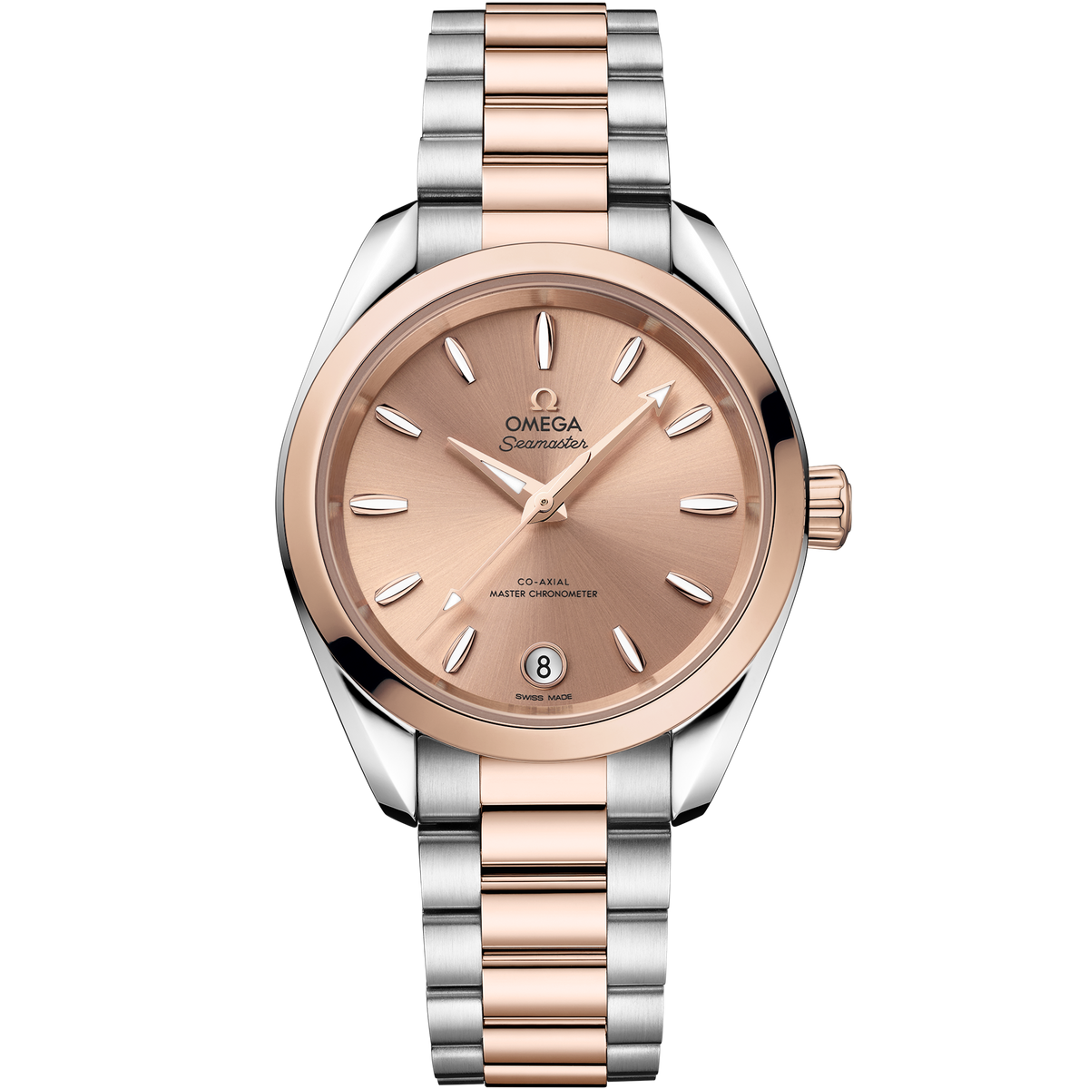 Seamaster Aqua Terra Shades 34 mm, steel - Sedna™ gold on steel - Sedna™ gold - 22020342010001 - View 1