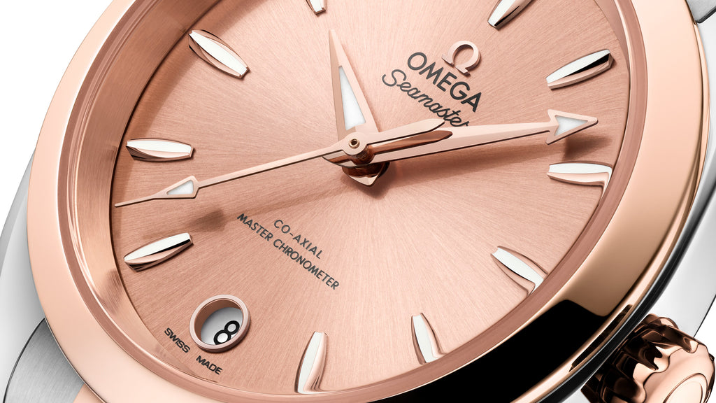 Seamaster Aqua Terra Shades 34 mm, steel - Sedna™ gold on steel - Sedna™ gold - 22020342010001 - View 5