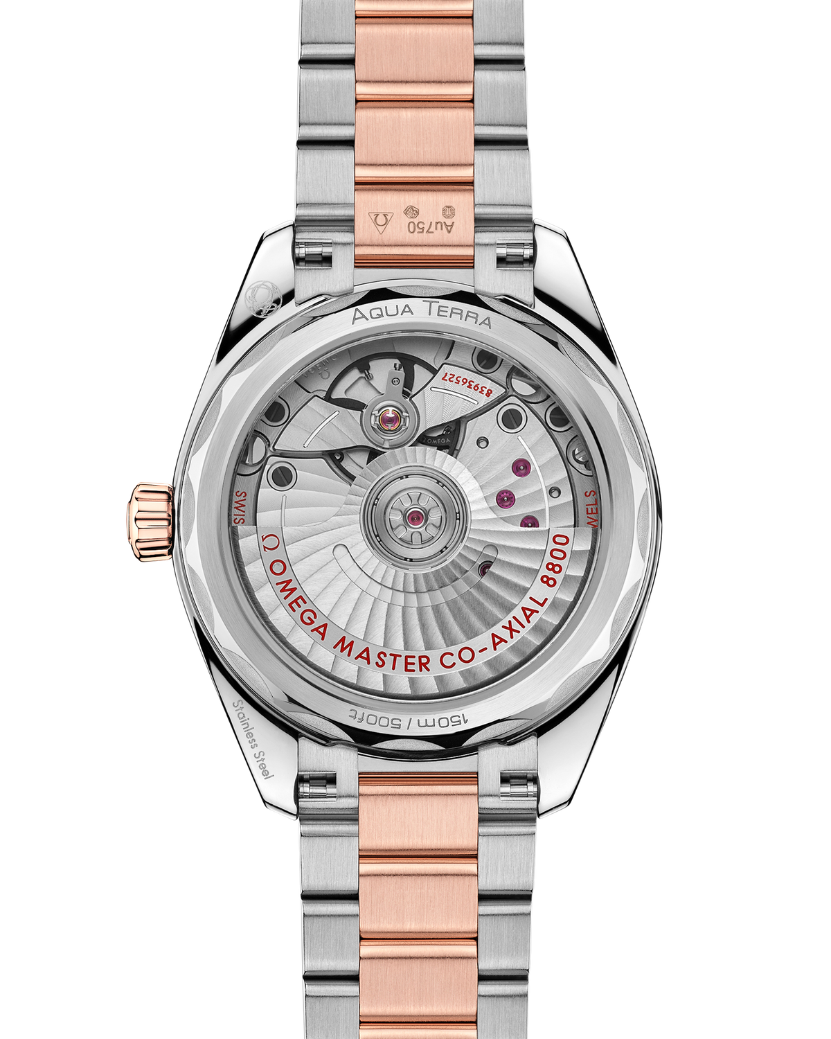 Seamaster Aqua Terra Shades 34 mm, steel - Sedna™ gold on steel - Sedna™ gold - 22020342010001 - View 2
