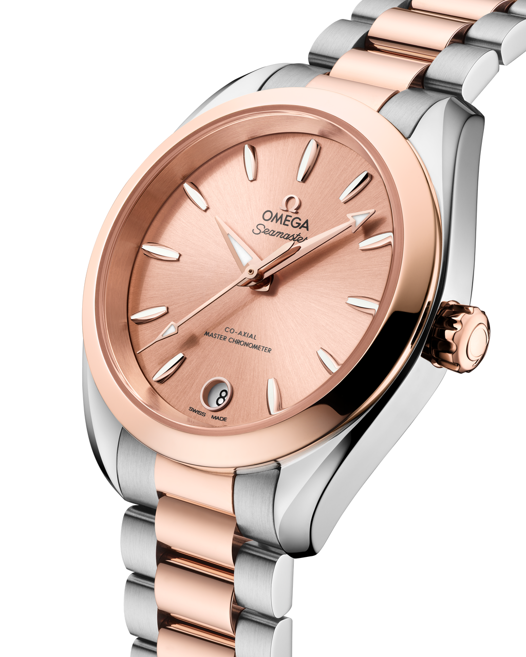 Seamaster Aqua Terra Shades 34 mm, steel - Sedna™ gold on steel - Sedna™ gold - 22020342010001 - View 3