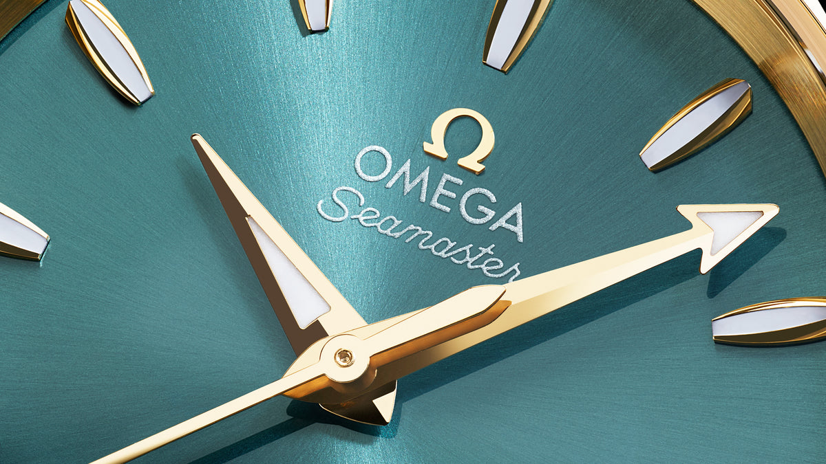 Seamaster Aqua Terra Shades 34 mm, Moonshine™ gold on leather strap - 22053342010001 - View 4