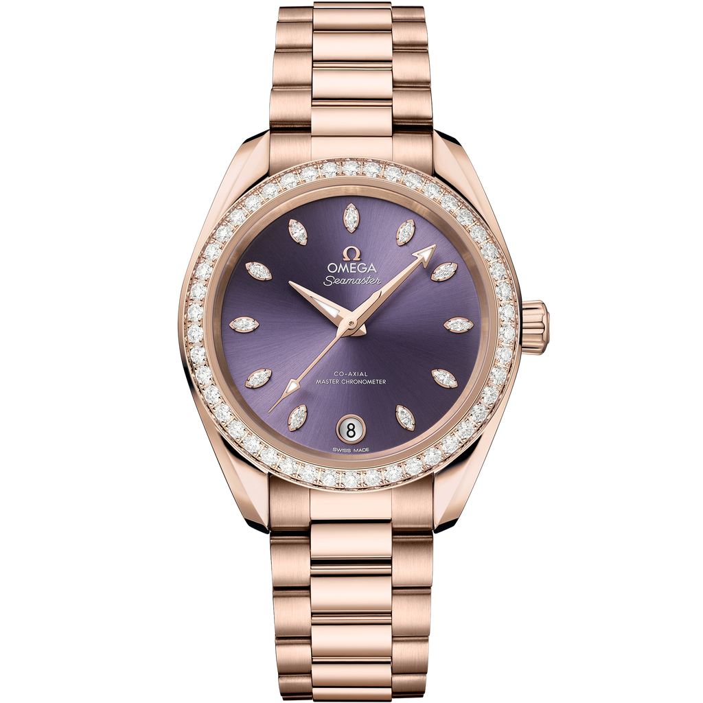 Seamaster Aqua Terra Shades 34 mm, Sedna™ gold on Sedna™ gold - 22055342060001 - View 1