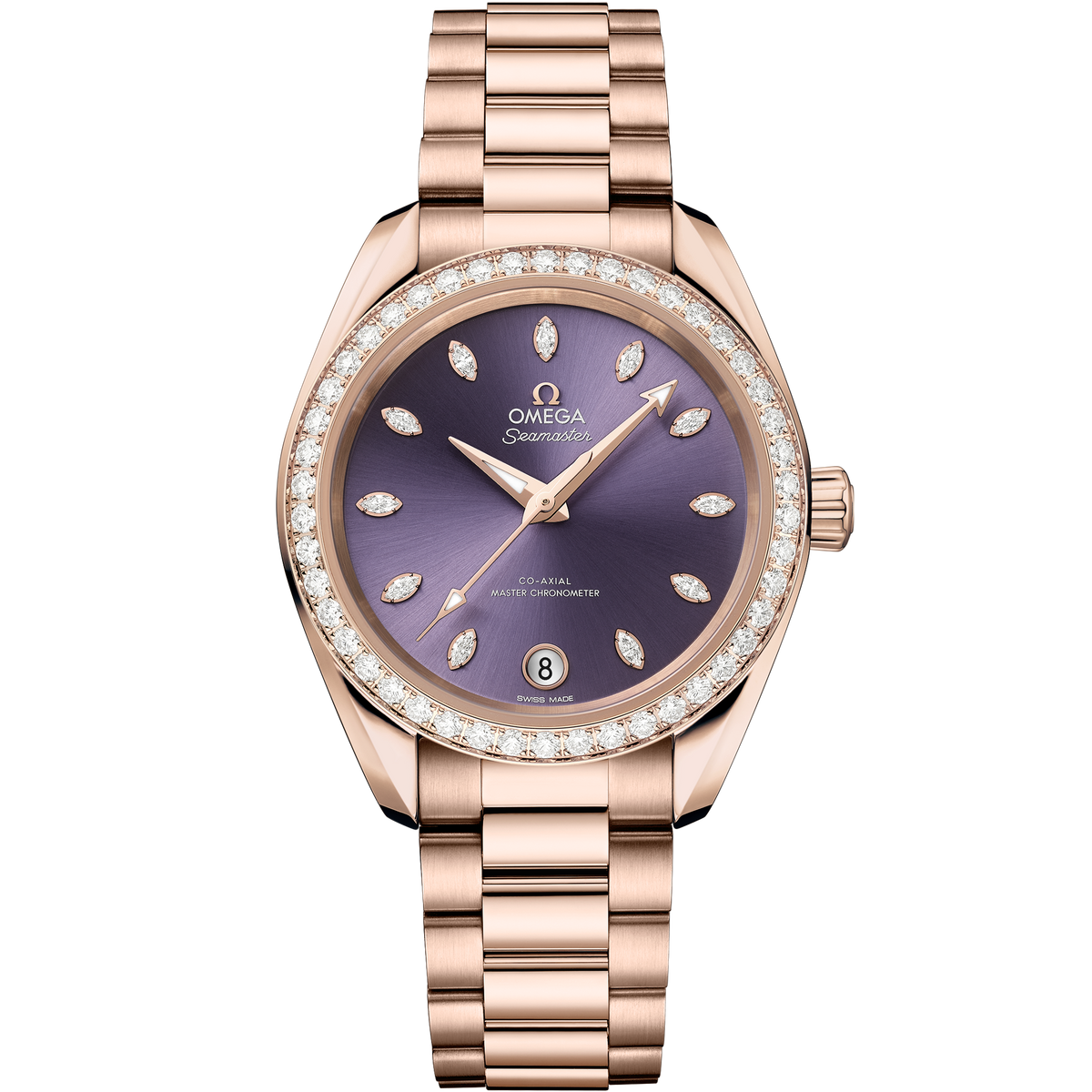 Seamaster Aqua Terra Shades 34 mm, Sedna™ gold on Sedna™ gold - 22055342060001 - View 1