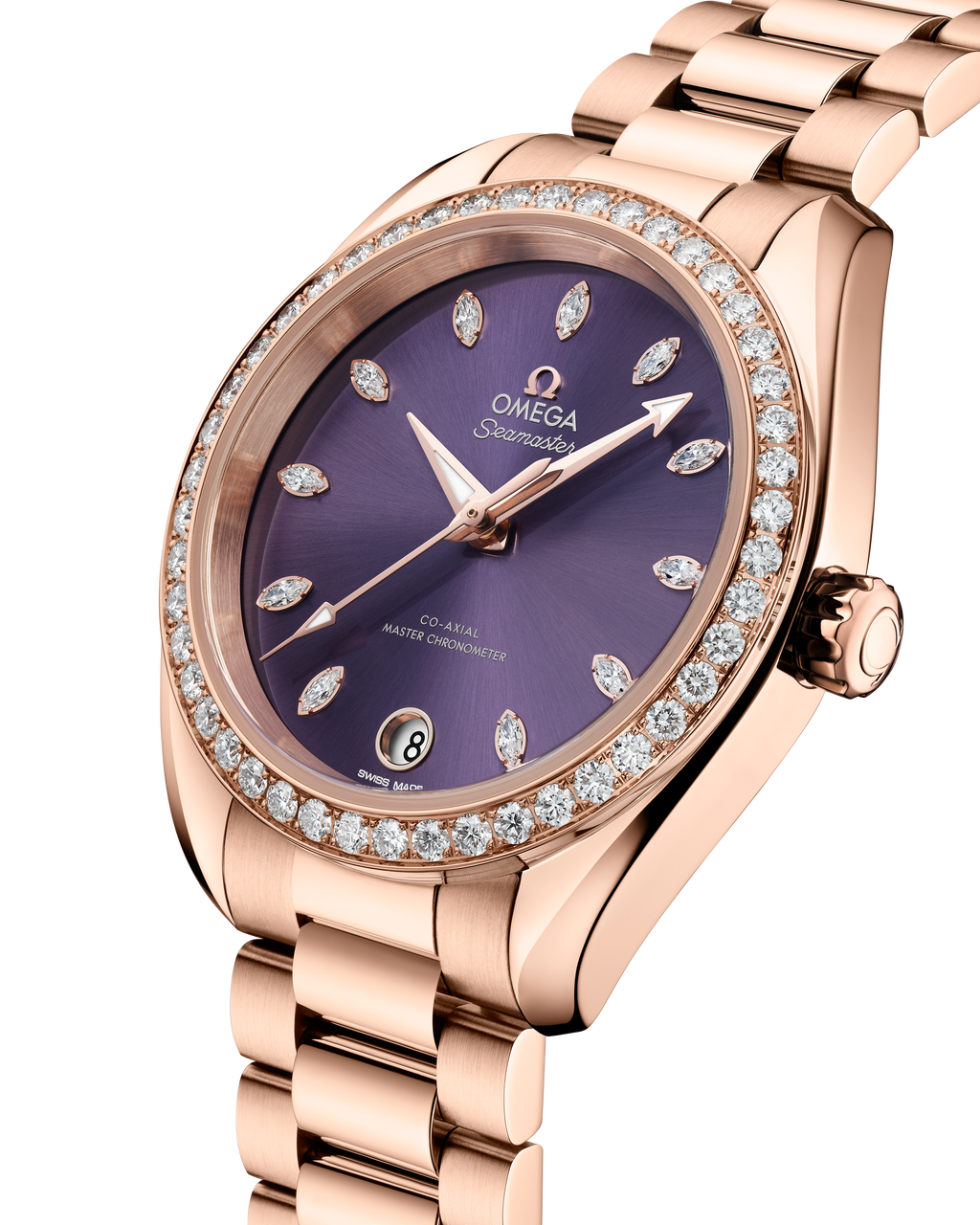 Seamaster Aqua Terra Shades 34 mm, Sedna™ gold on Sedna™ gold - 22055342060001 - View 3