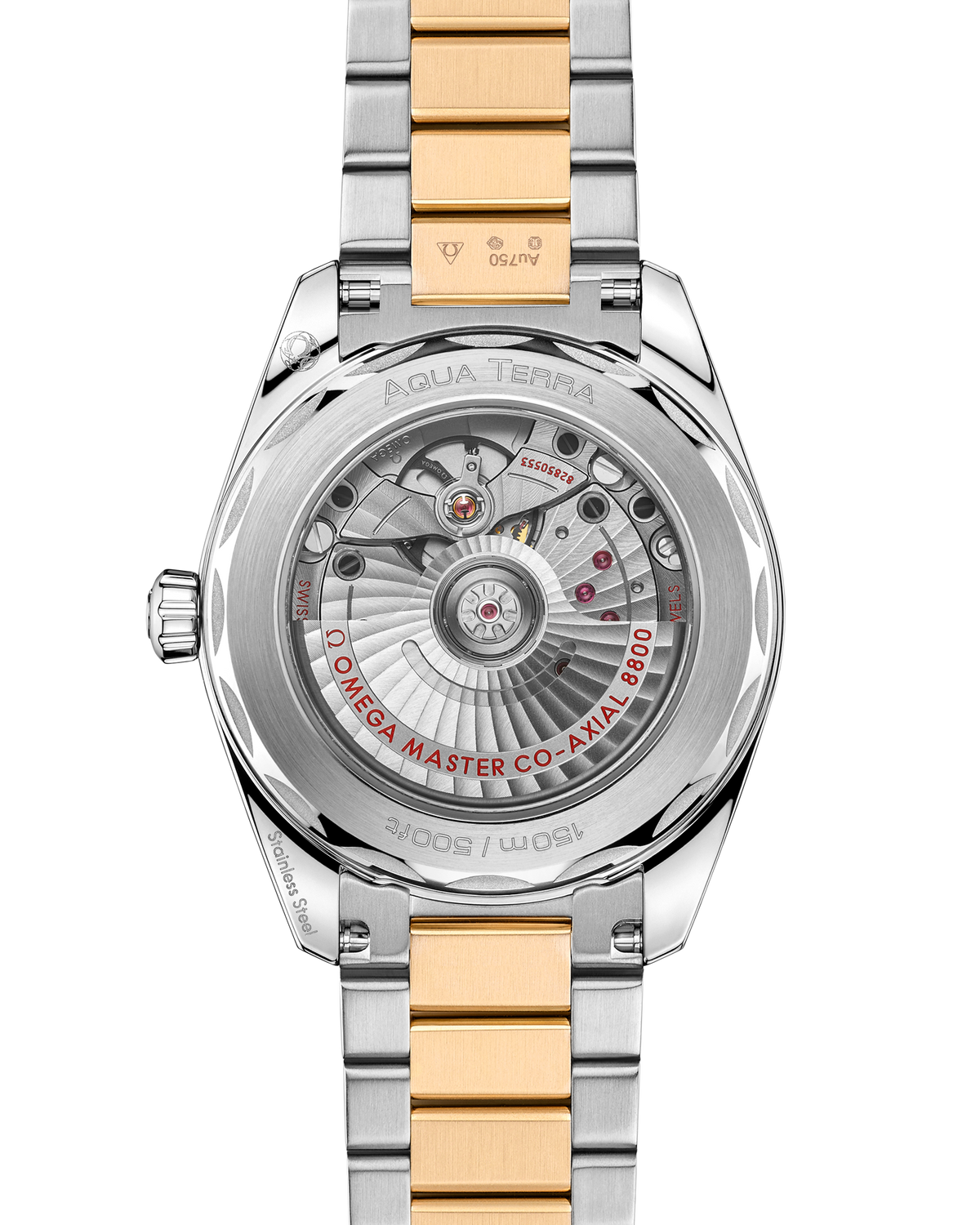 Seamaster Aqua Terra Shades 38 mm, steel - Moonshine™ gold on steel - Moonshine™ gold - 22020382002002 - View 2