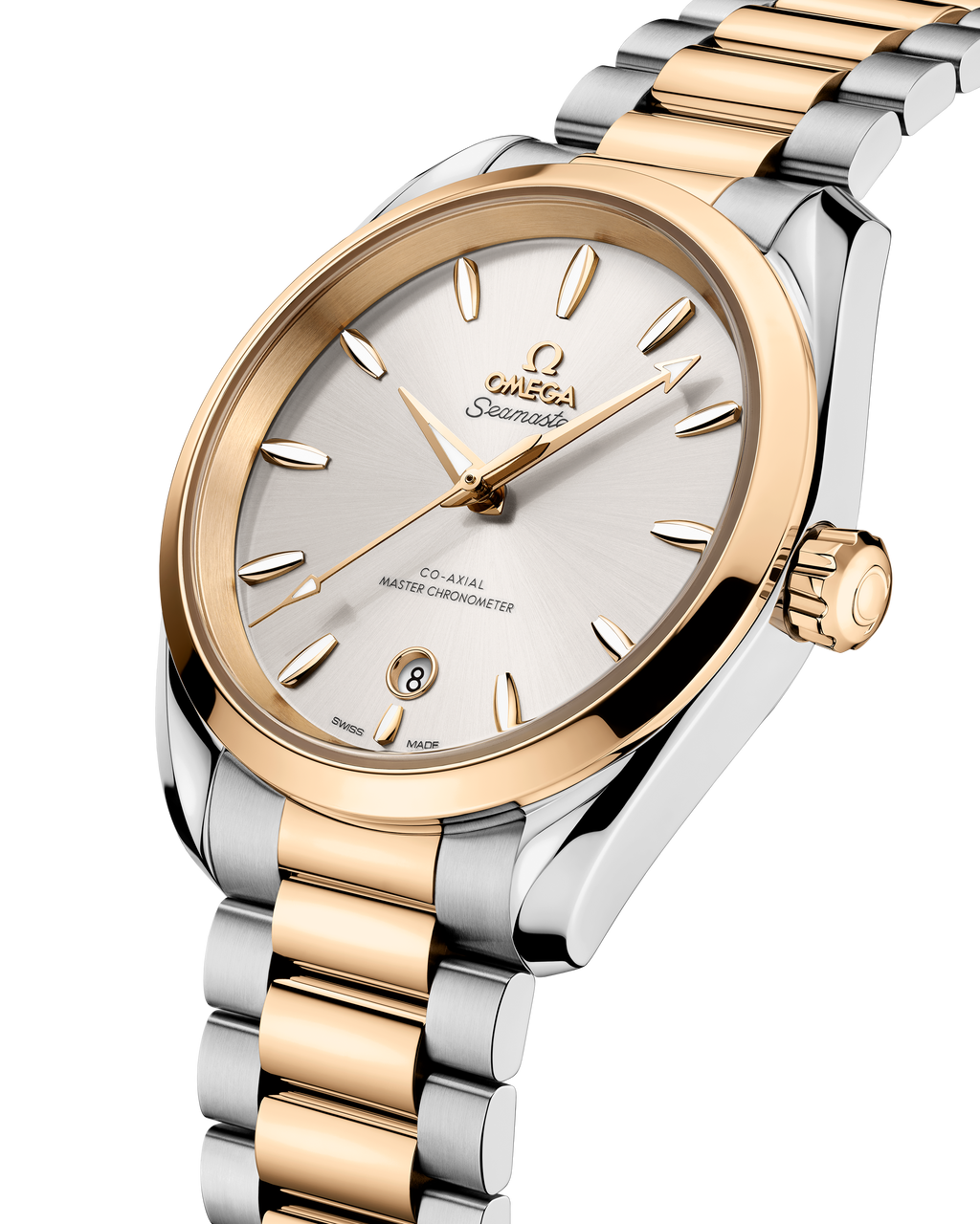 Seamaster Aqua Terra Shades 38 mm, steel - Moonshine™ gold on steel - Moonshine™ gold - 22020382002002 - View 3